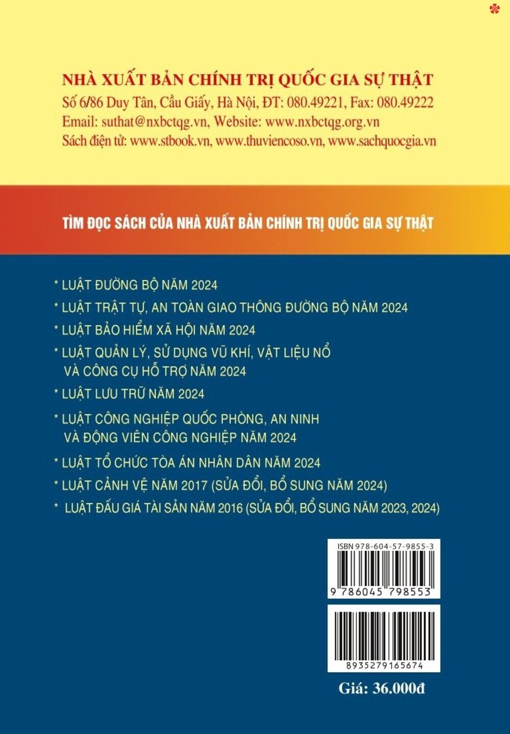 Luật thủ đô - bản in 2024