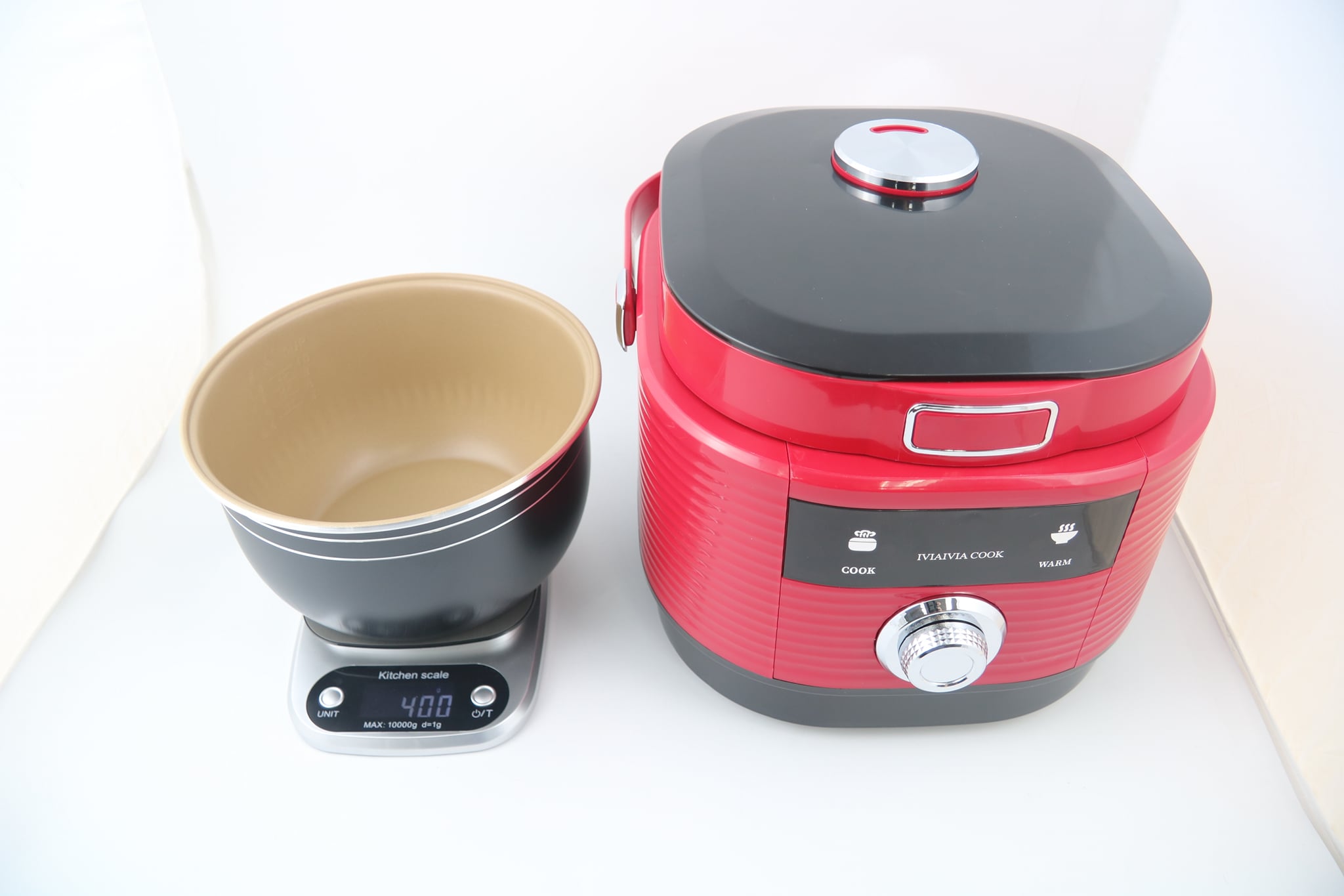 Nồi Cơm Điện Lòng Niêu IVIAIVIA COOK MM-NC18 (1.8 lít) - Màu Ngẫu Nhiên - Hàng Chính Hãng