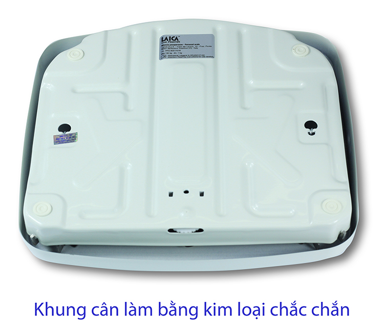 Cân Sức Khoẻ Cơ Học LAICA PS2018B - ITALY - 130 Kg - Mặt Cân Phủ PVC Chống Trơn Trượt  