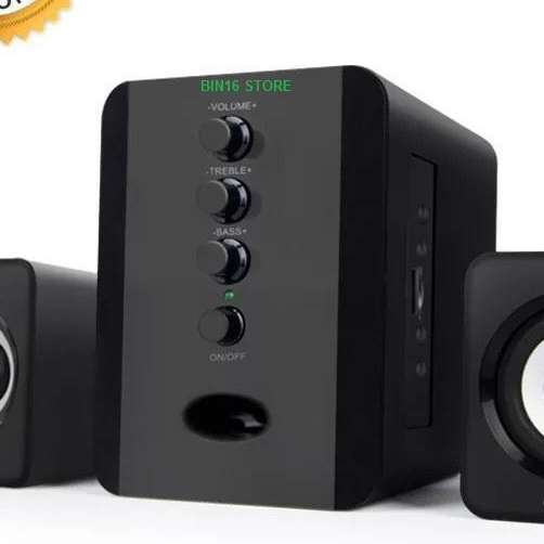 Loa Vi Tính D-202, Có Núm Chỉnh BASS Và TREBLE