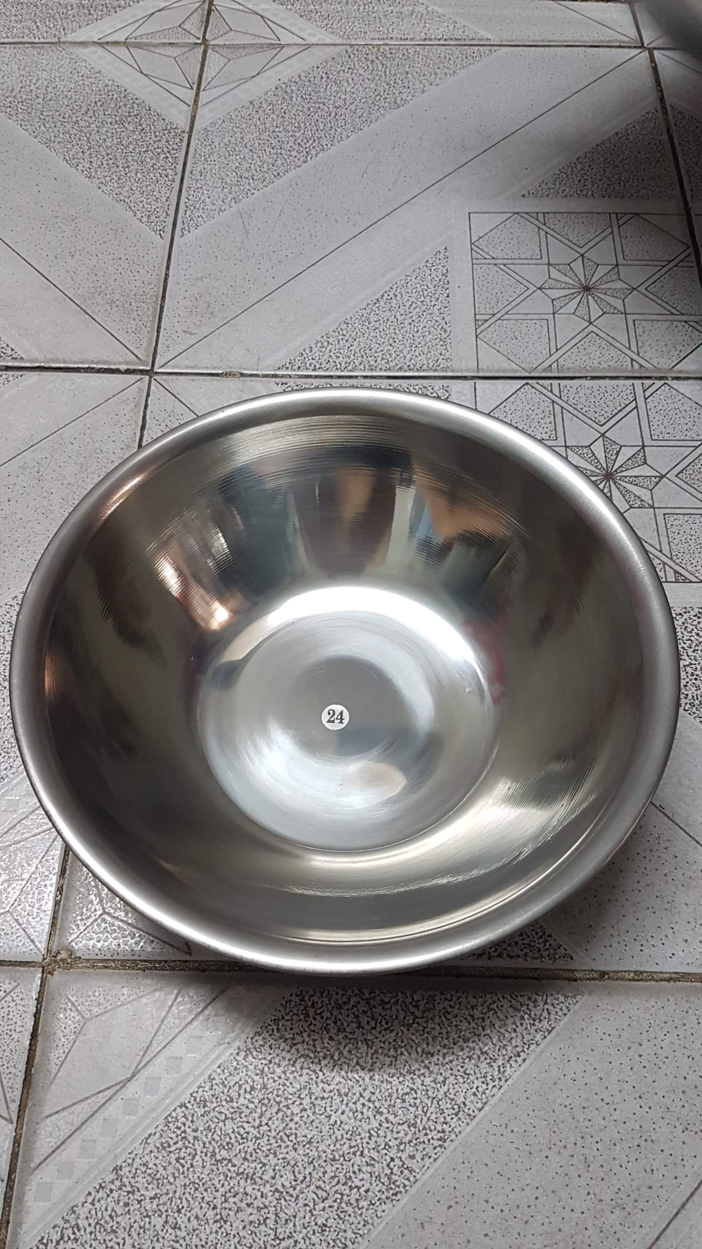 Bộ thau rổ 6 cái inox 430 sáng bóng và bền đẹp