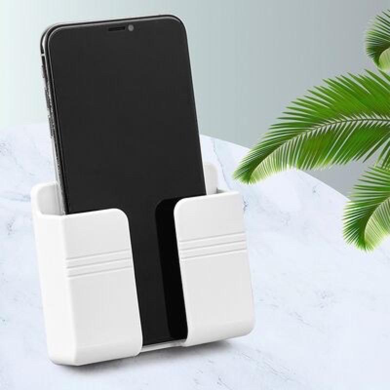 HỘP ĐỰNG REMOTE, ĐIỆN THOẠI VUÔNG CÓ LỖ CẮM SẠC DÁN TƯỜNG MÃ 02