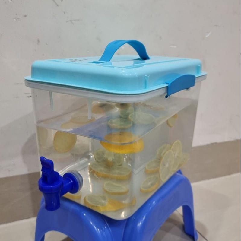 Bình đựng nước có vòi 2.5l, 5l Việt Nhật, Bình đựng nước trà, nước trái cây để trong tủ lạnh tiện lợi -br01376