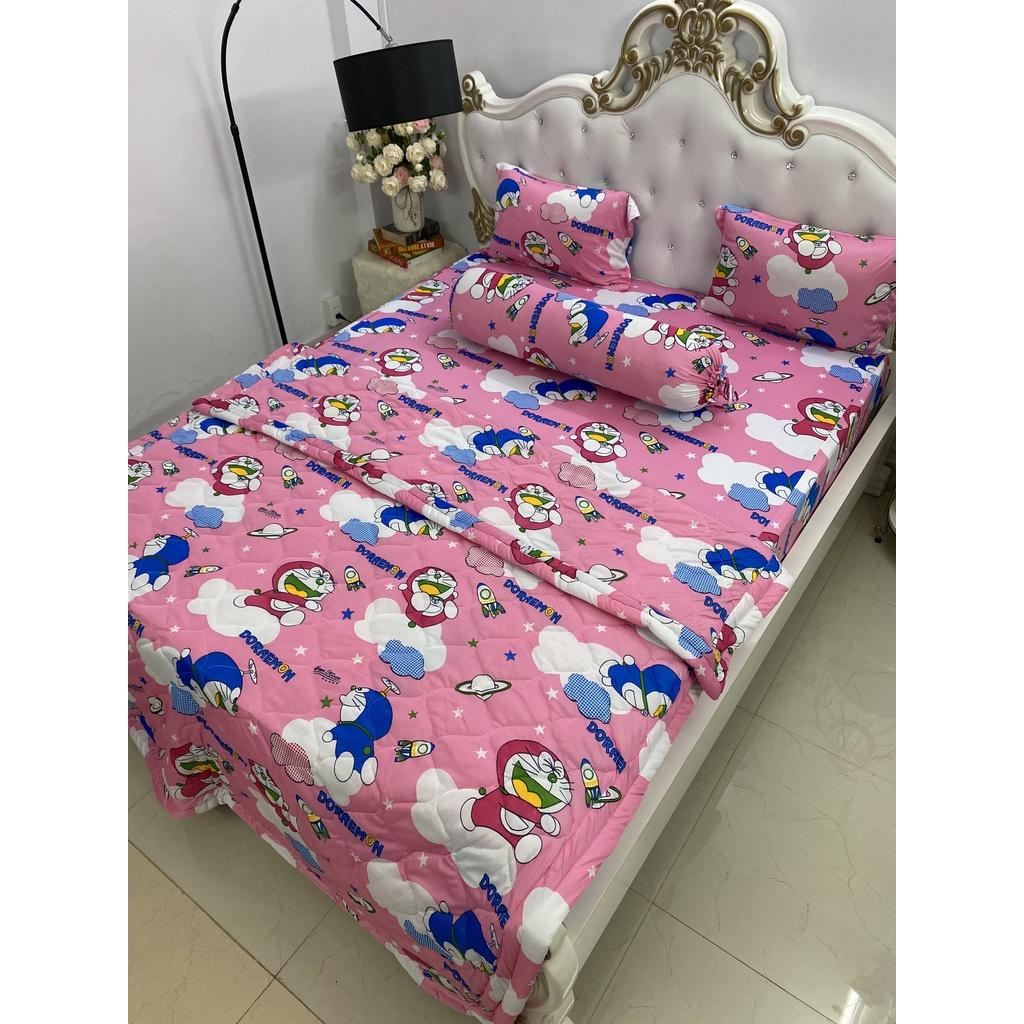 Bộ Drap kèm mền Thun Hàn Quốc ( 5 món } đủ size hoặc mền lẻ