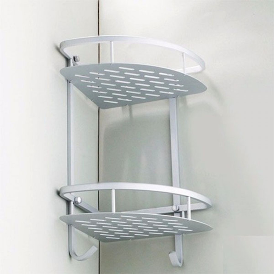 Kệ 2 tầng đựng đồ đa năng góc nhà tắm PD15