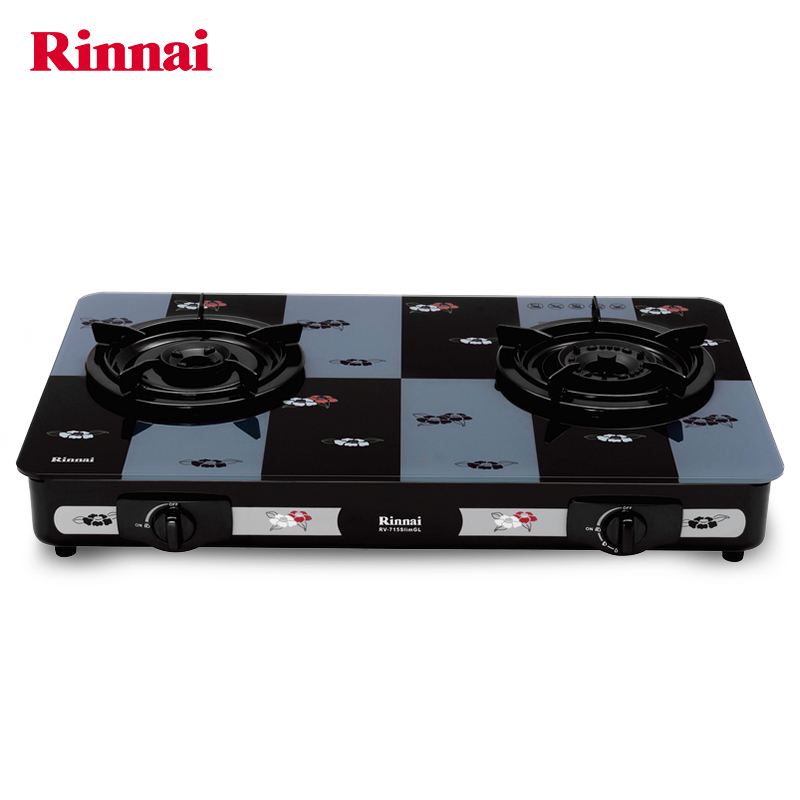 Bếp gas 7 tấc Rinnai RV-715Slim, Chén đồng có đầu hâm tiết kiệm gas - Hàng chính hãng