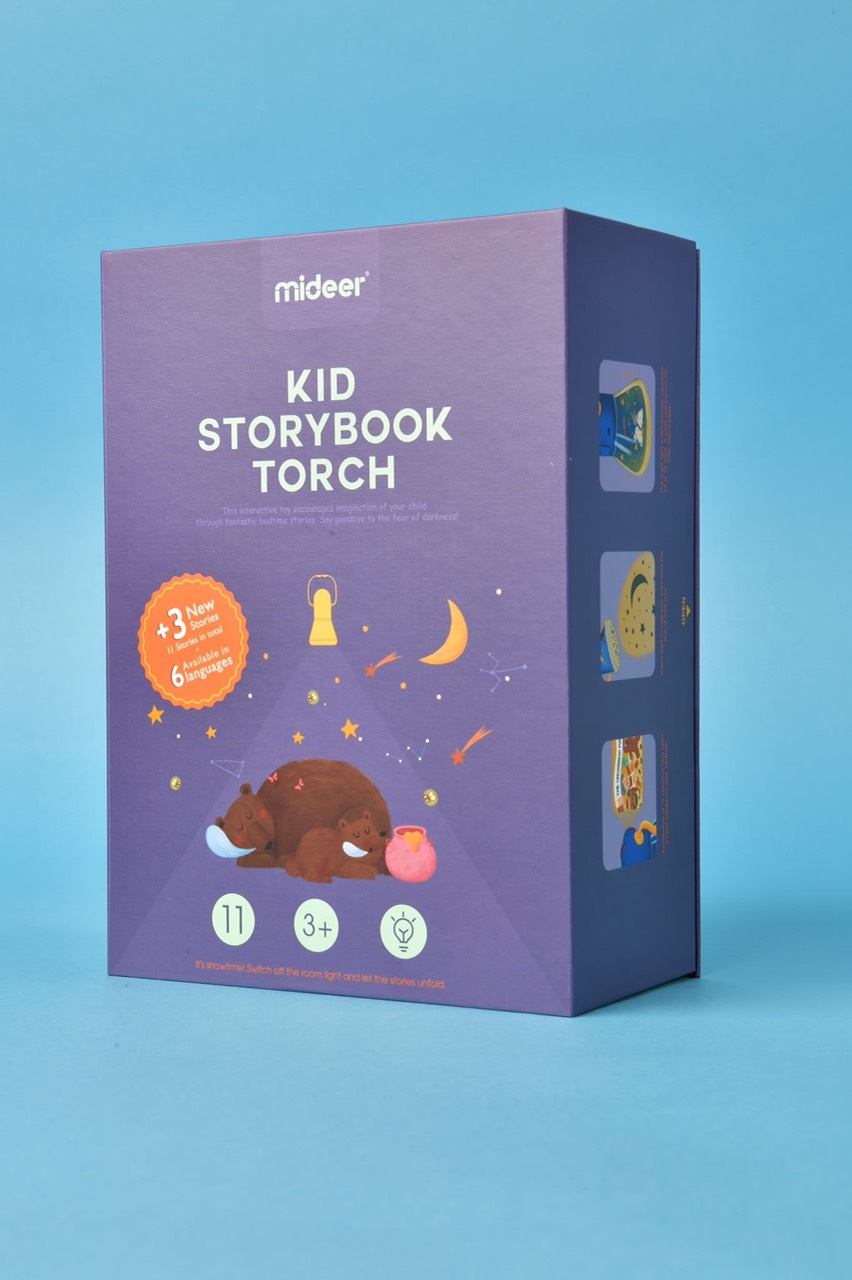 Đồ Chơi Đèn Pin Kể Chuyện Mideer Phiên Bản 12 Truyện - Mideer StoryBook Torch (có bản dịch tiếng Việt)