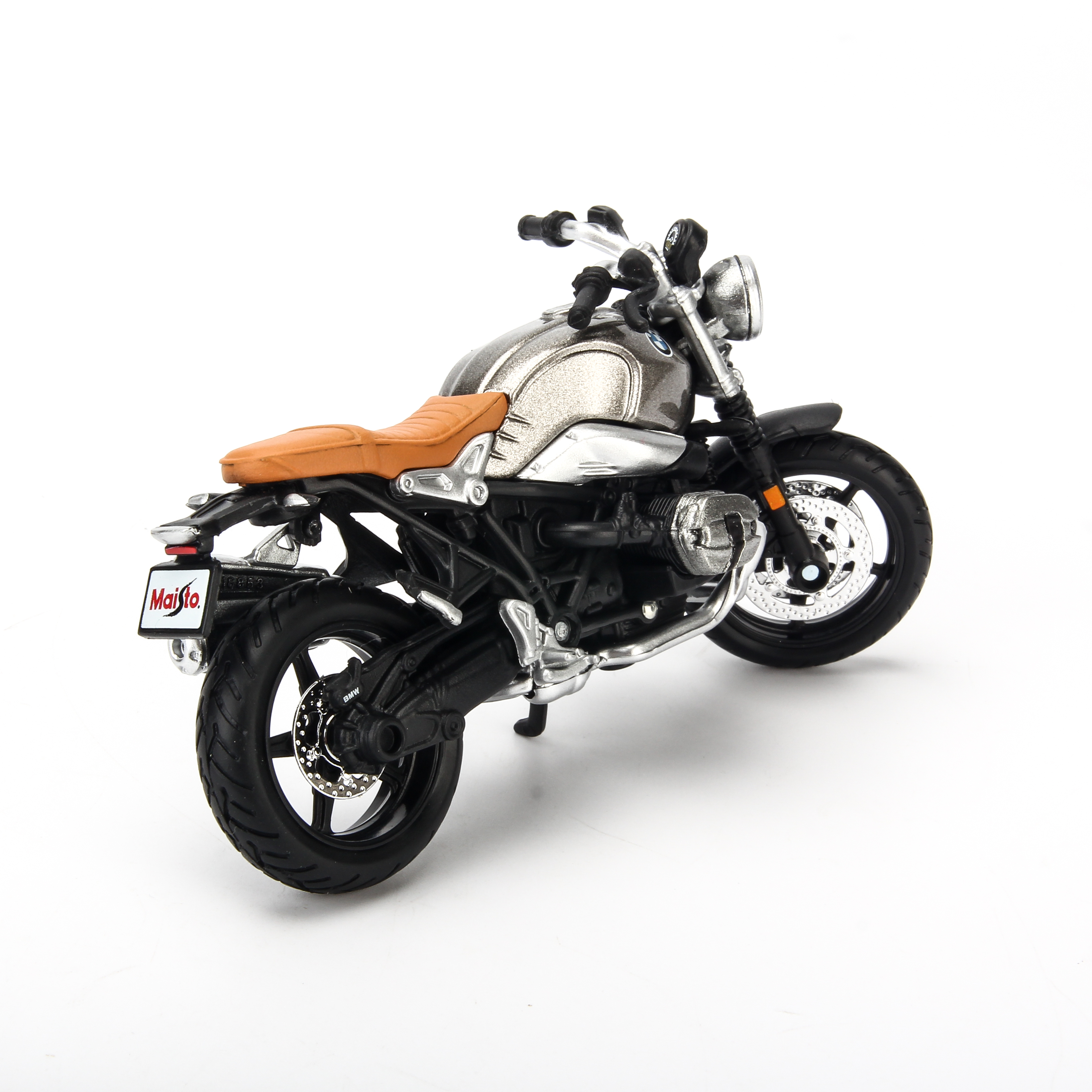 Mô hình xe mô tô BMW R Nine T Scrambler Silver 1:18 Maisto 20-18853