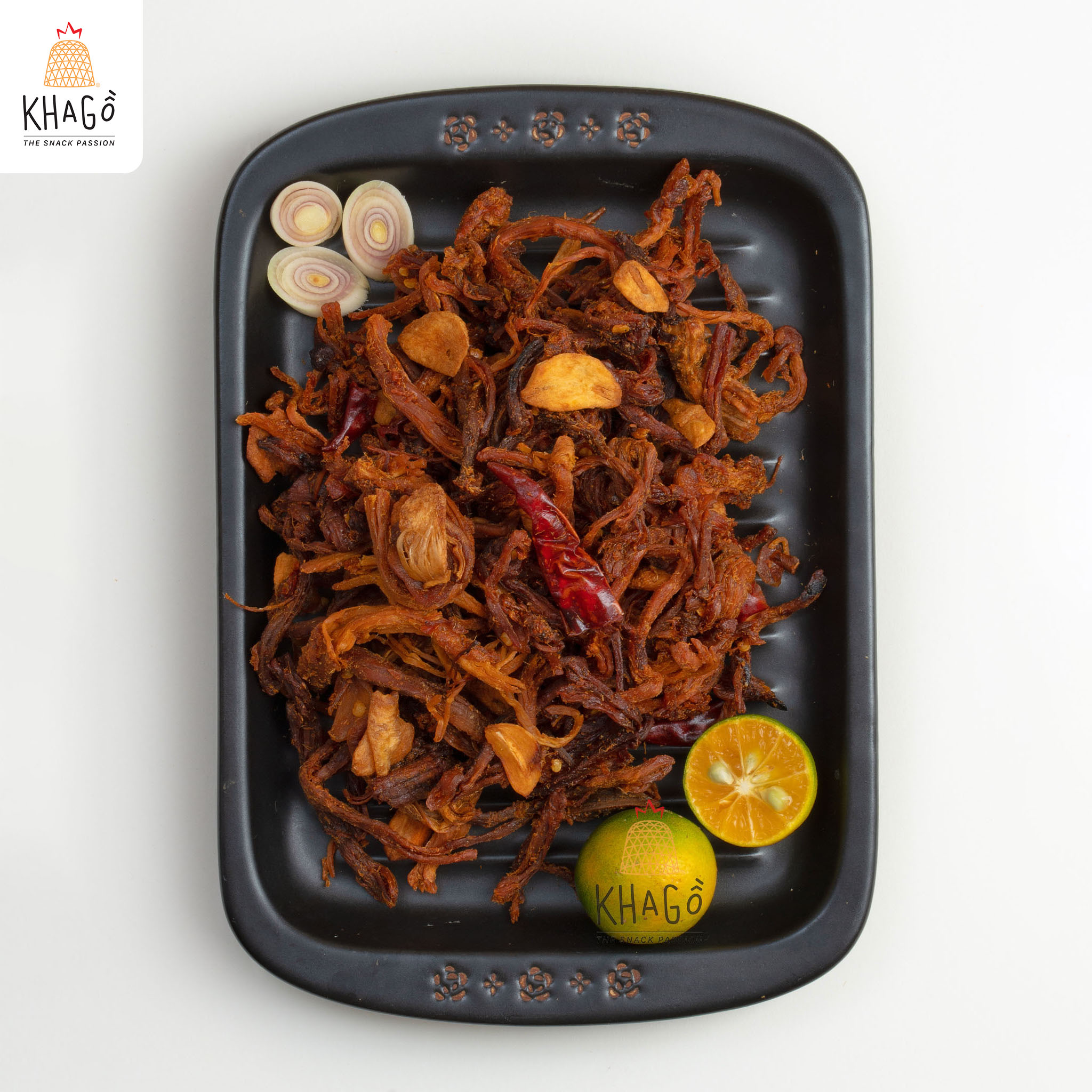 KHÔ HEO 300gr | KHA GỒ | Khô Heo Lăn Tỏi, Ăn Vặt Văn Phòng, Du Lịch, Tết, Sài Gòn Ngon
