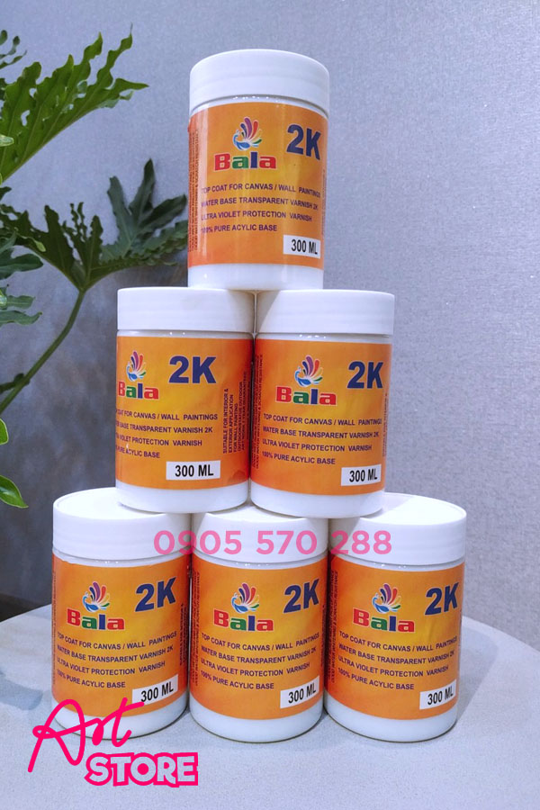 Sơn phủ bóng 2k Bala 300ml