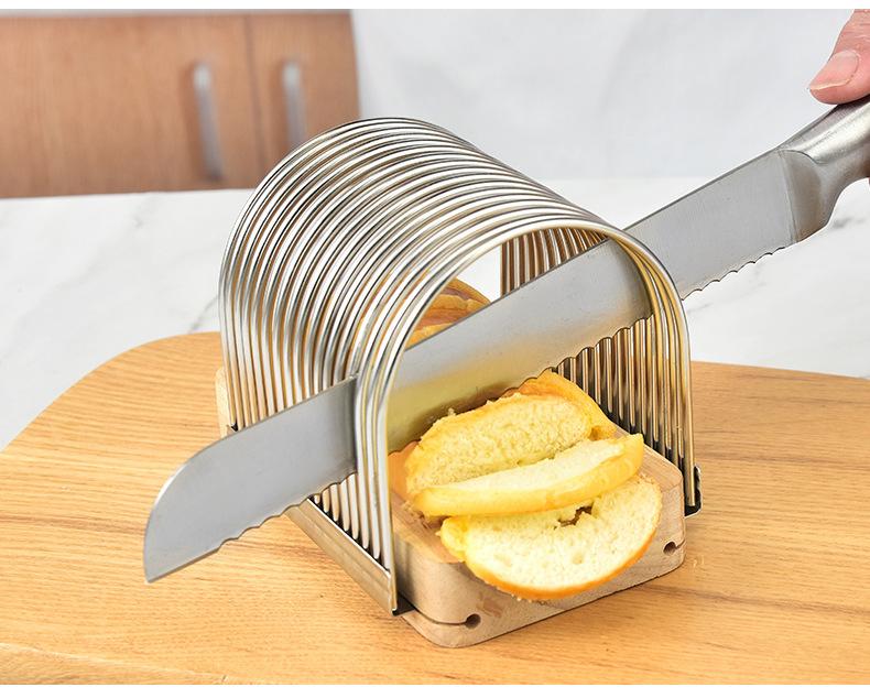Máy cắt lát bánh mì nướng, Máy cắt khoai tây, Dụng cụ làm bánh nhà bếp Giá cắt bánh mì
