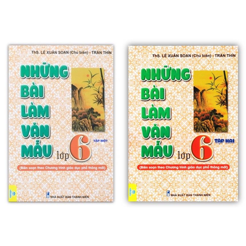 Sách - Combo cuốn những bài làm văn mẫu lớp 6 - Tập 1 + Tập 2 ( Bộ Cánh Diều )