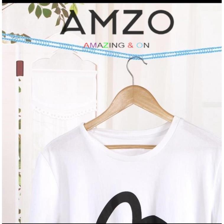 Dây phơi quần áo - dây phơi đồ thông minh dài 5m không cần cặp - AMZO