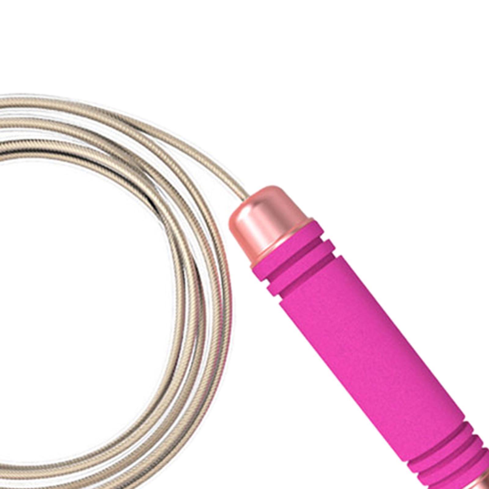 Jump Ropes, Smooth Ball Bearing Skipping Ropes with Foam Hand Grip, Length Adjustable Jump Ropes with Carrying Bag