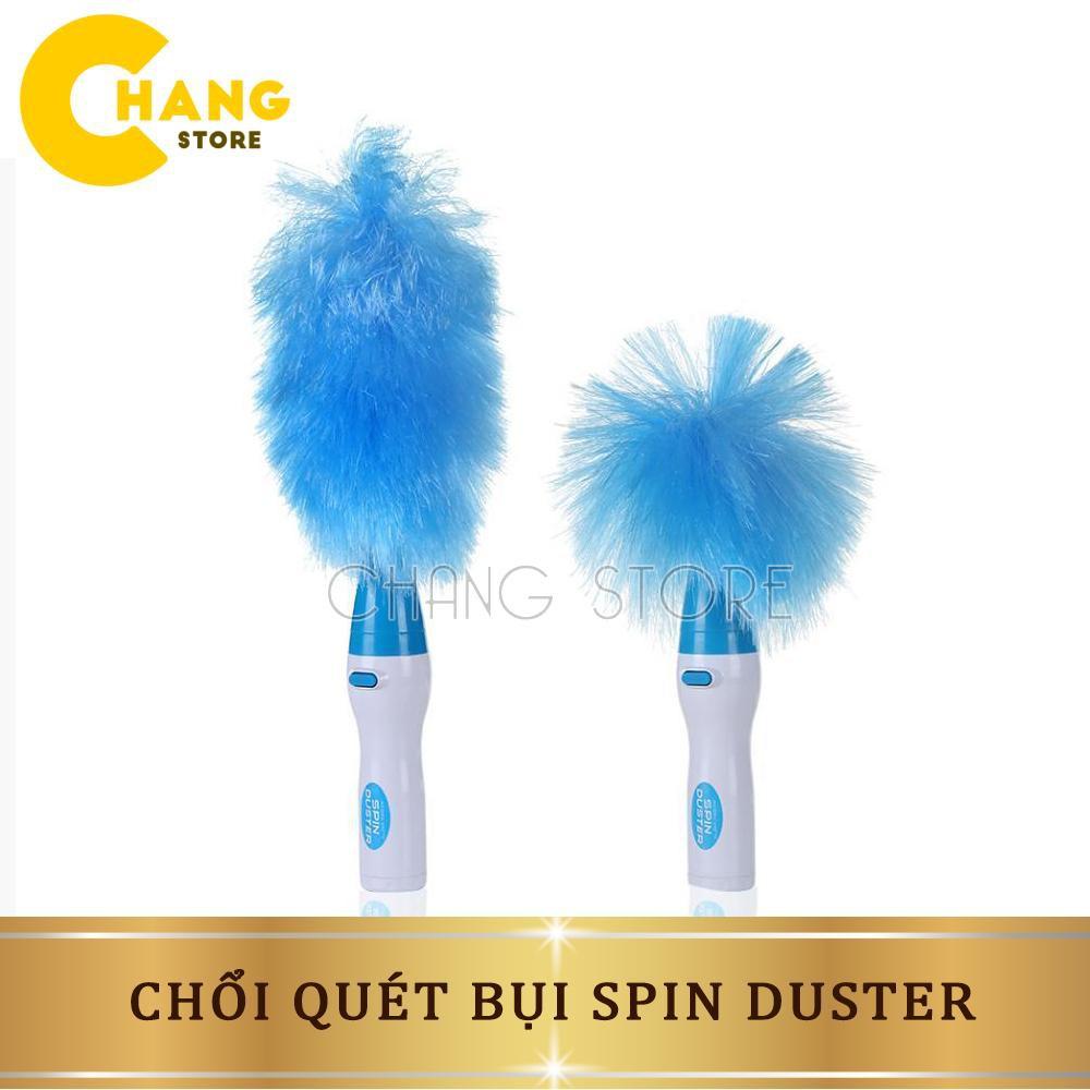 Chổi Quét Bụi Spin Duster Lông Mềm Quét Bụi Bằng Điện Mọi Ngóc Ngách Tiện Ích