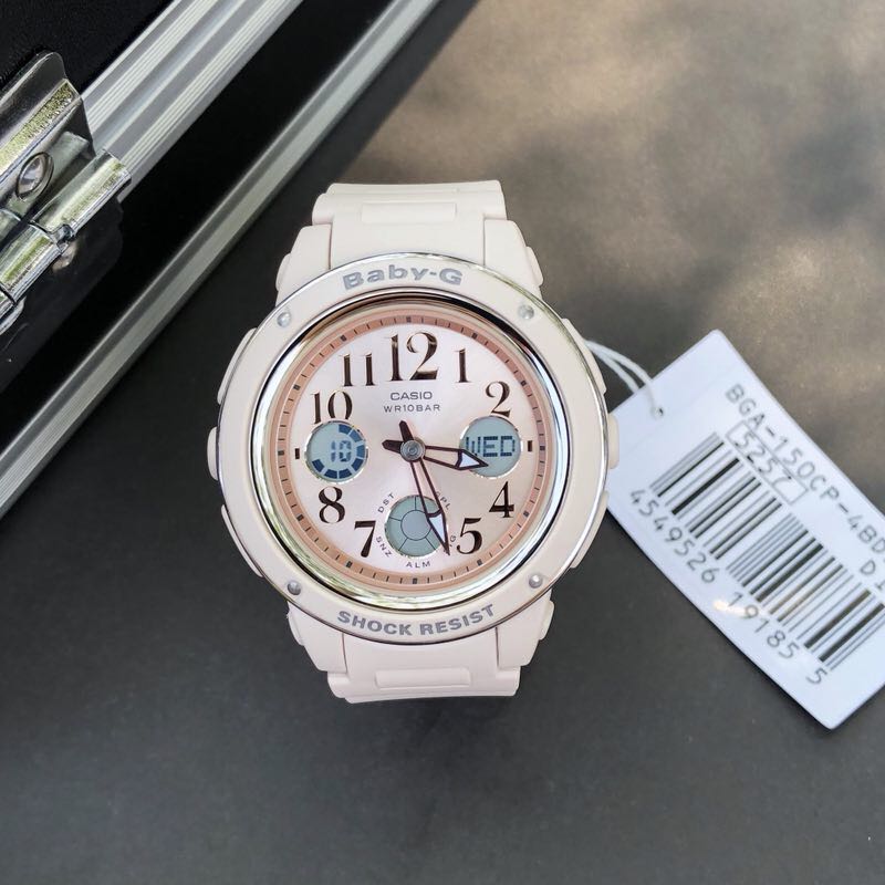 Đồng Hồ Nữ Casio Baby-G BGA-150CP-4BDR Pastel Beach Dây Nhựa