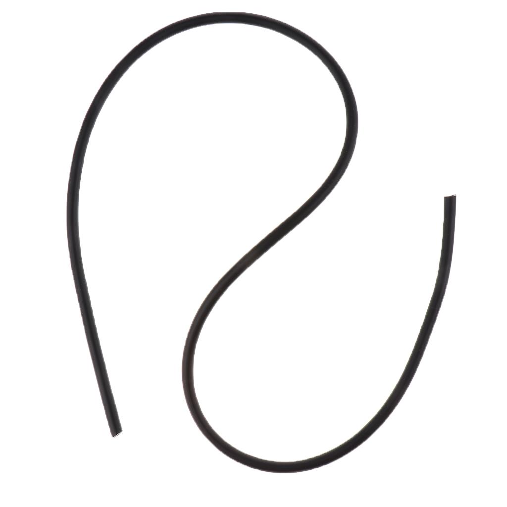 New 1M Motorcycle Fuel Oil Delivery Tube Hose Line Petrol Pipe Black