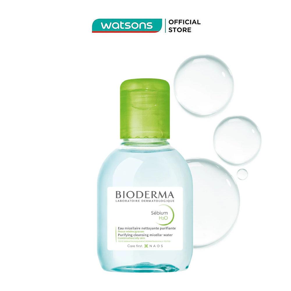 Nước Tẩy Trang Dành Cho Da Nhờn Mụn Bioderma Sebium H2O 100ml