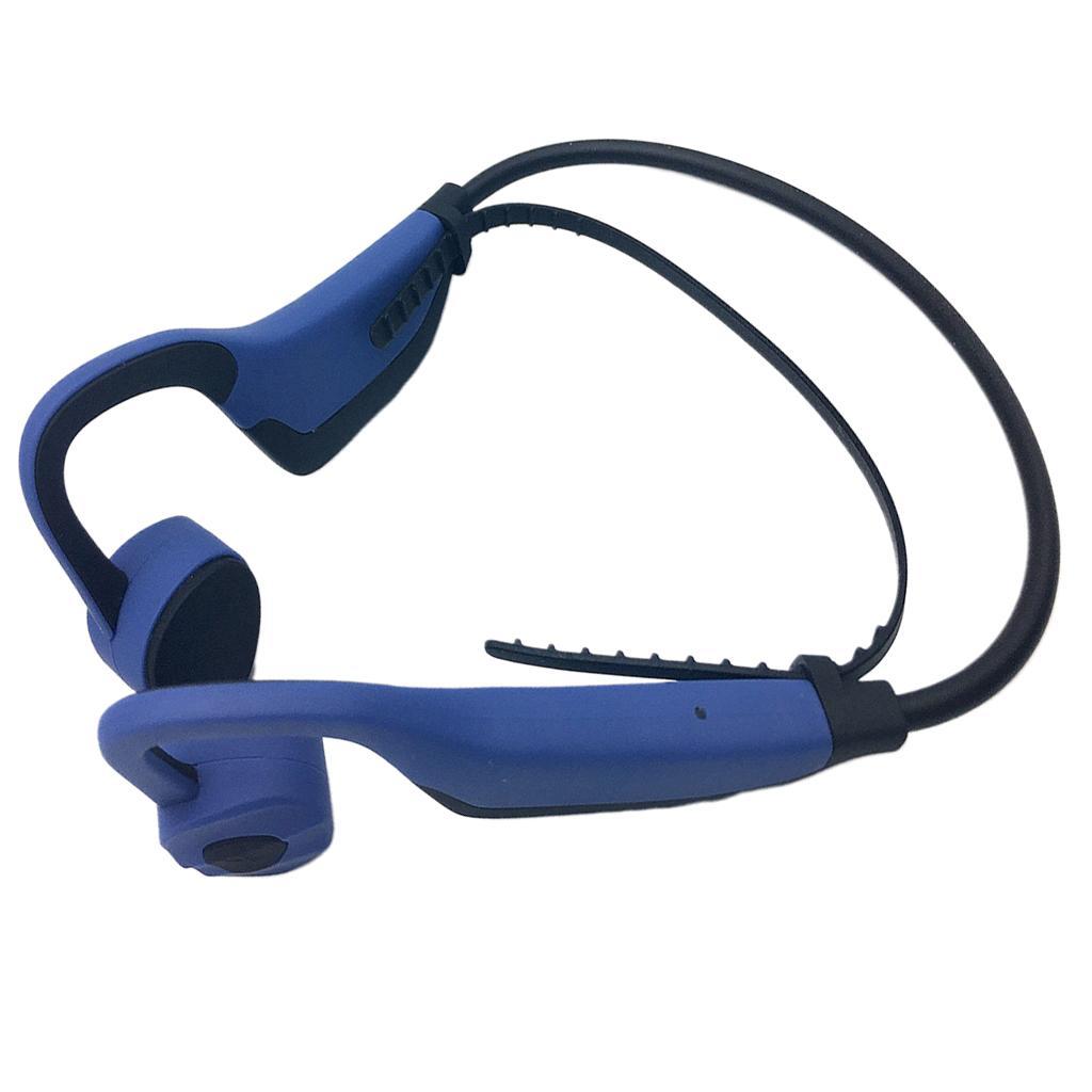 Headphones Wireless Bluetooth Earphone Headset W/ Mic Blue