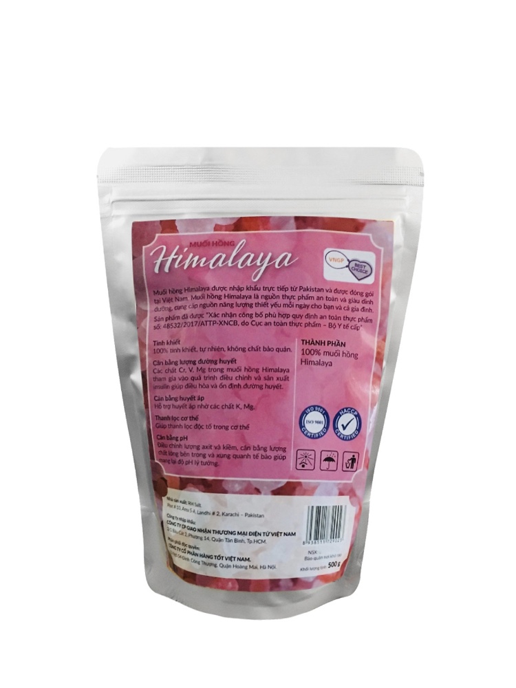 Muối Hồng Himalaya loại mịn túi 250gr