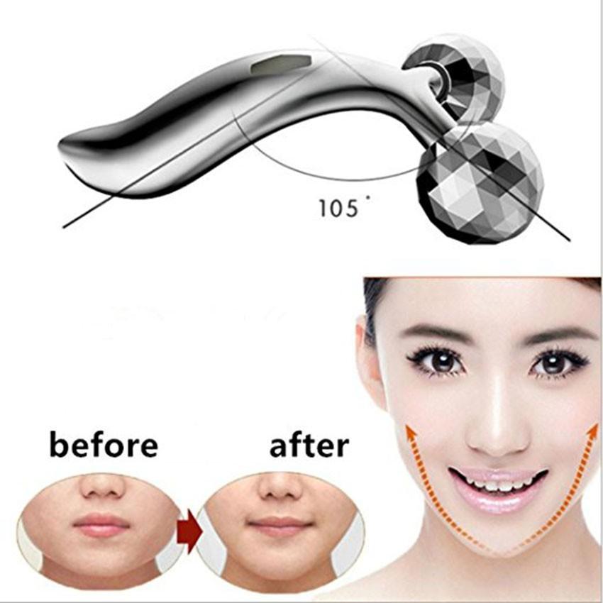 Cây Lăn Mặt Nâng Cơ 3D 2 Bi Lăn 360 độ Nâng Cơ Mặt, Massage Mặt (Chọn Màu)