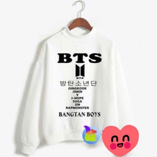 &quot; RẺ &quot; ÁO SWEATER BTS CAO CẤP KÈM HÌNH THẬT