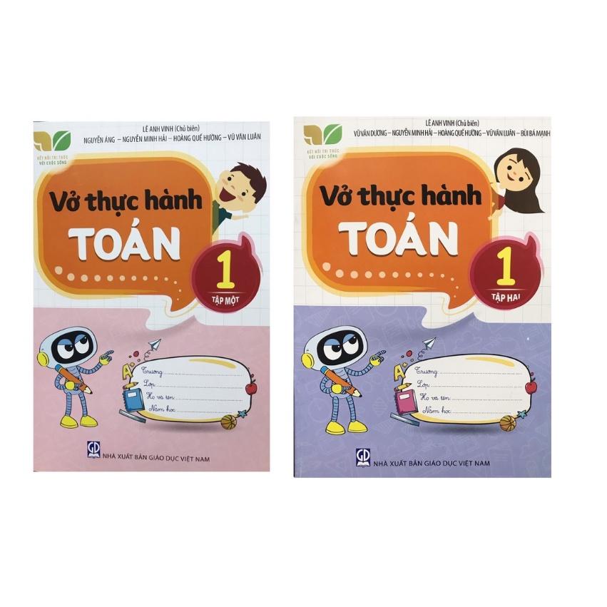 Sách - Combo Vở thực hành Toán lớp 1 tập 1 + 2 ( kết nối tri thức )