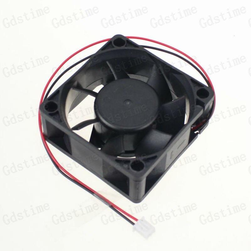 Gdstime 1 Pieces DC 11V 1pin 60mm x 60mm x 11mm 6cm 6011 Black Plastic Brushless Cooling Fan