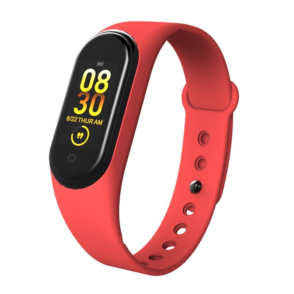 3X Smart Wristband Fitness Tracker Sport Watch Bracelet Touch Screen Red