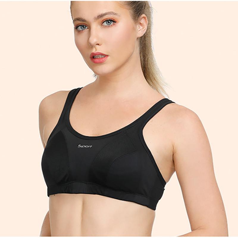 Phụ Nữ Áo Ngực Thể Thao Tác Động Cao Chống Sốc Quần Lót Bralette Chuyên Nghiệp Tập Yoga Racerback Bể Tập Thể Dục Thể Thao Crop Plus Kích Thước