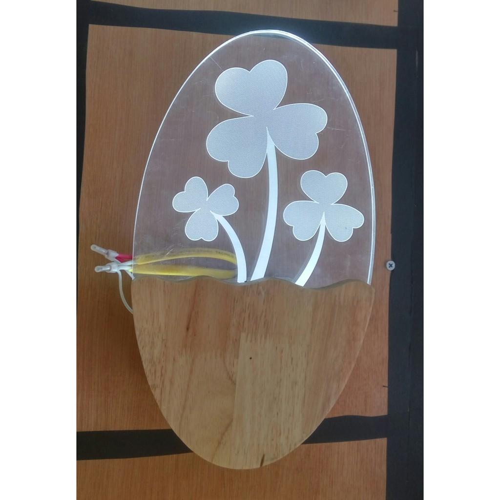Đèn LED gắn tường hình hoa