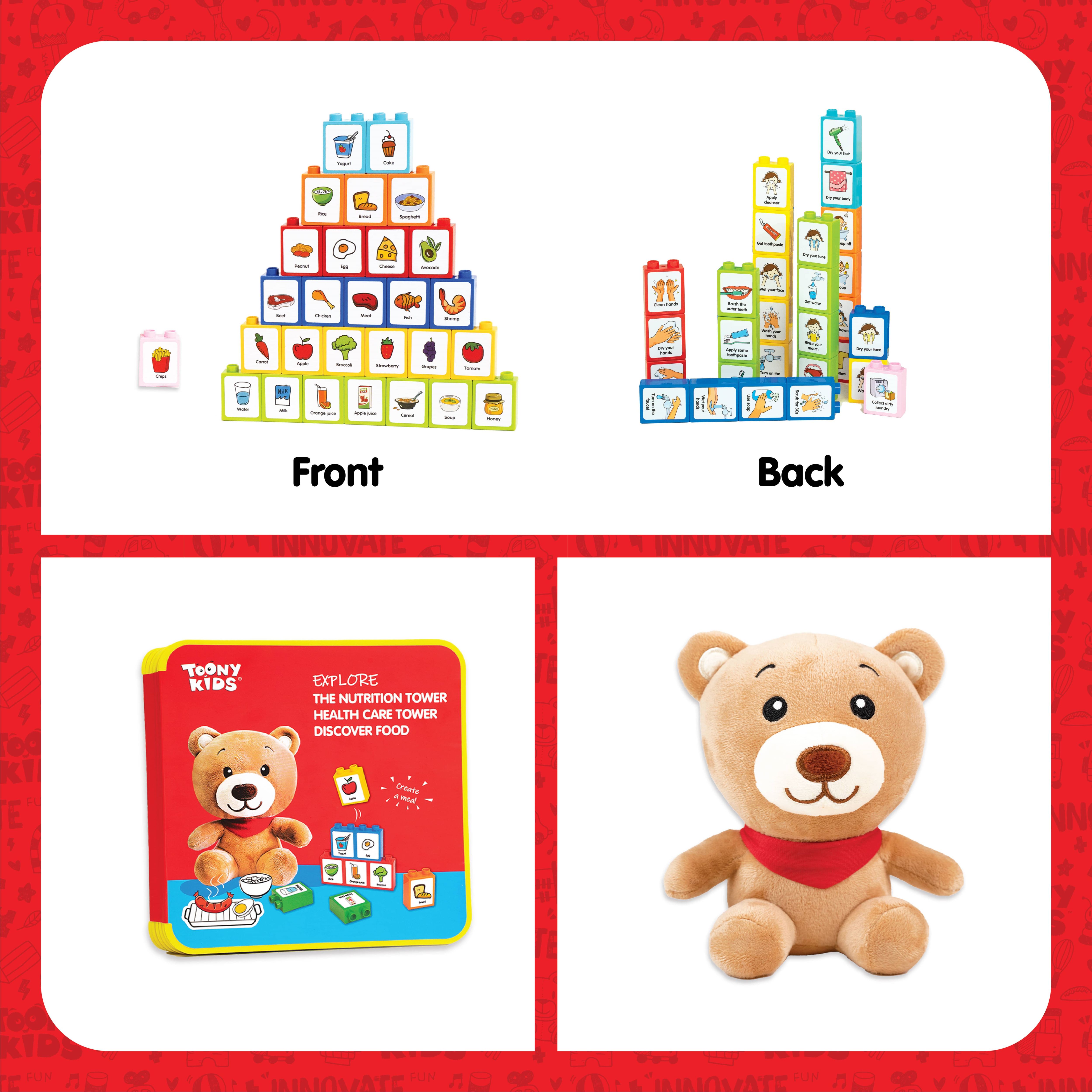 Đồ Chơi Bộ Lắp Ráp Học Và Chơi Cùng Gấu TOONYKIDS - Đồ Chơi Thông Minh Cho Bé - Bear Day Care TN00622