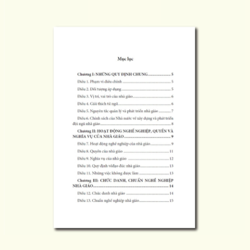 Sách Luật Nhà Giáo