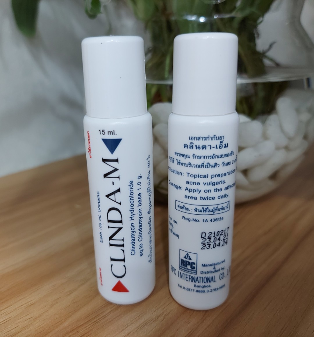 Gel mụn Clinda-M Thái Lan 15ml đẩy nhân mụn lên nhanh , giảm mụn