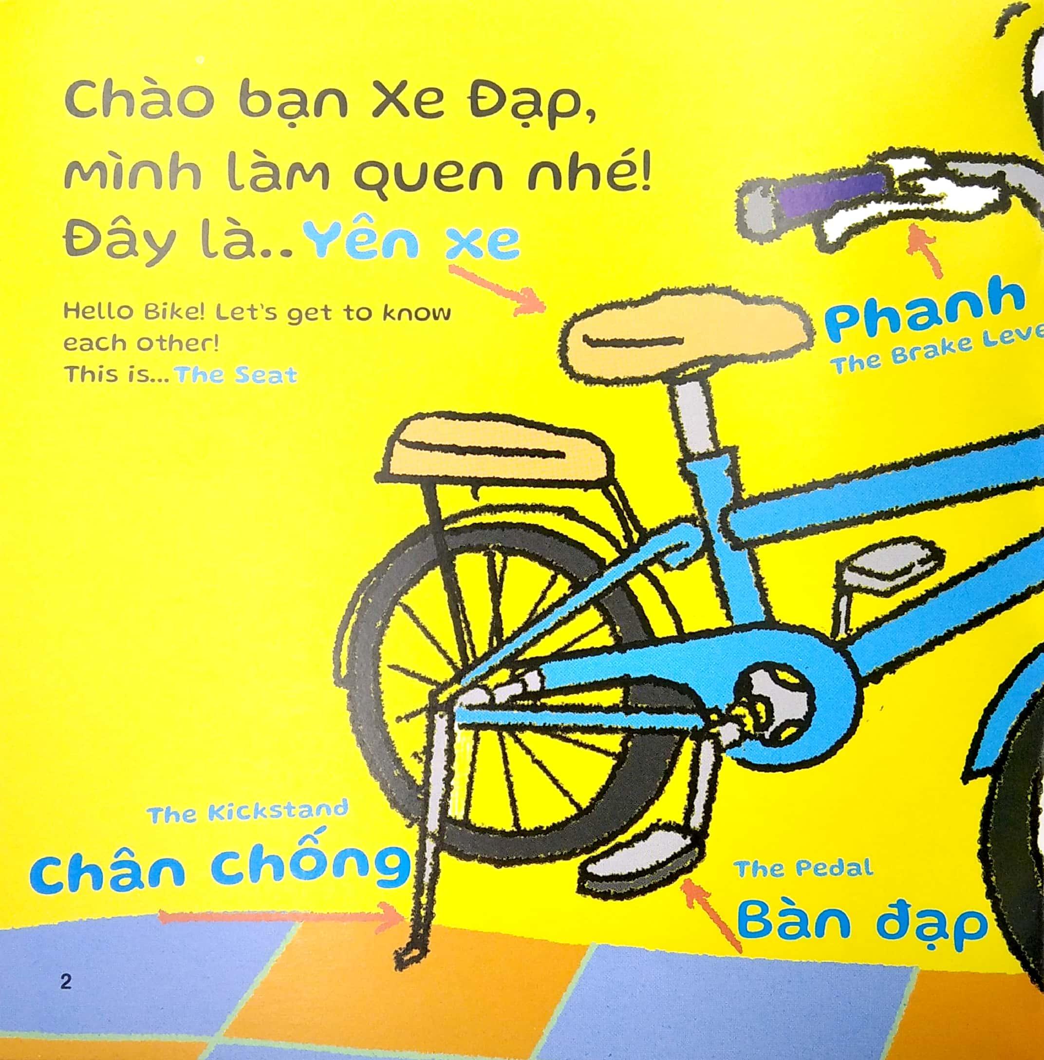 Sách Ehon Miu Miu Tự Lập Phần 2 Song Ngữ - Tập Xe Đạp