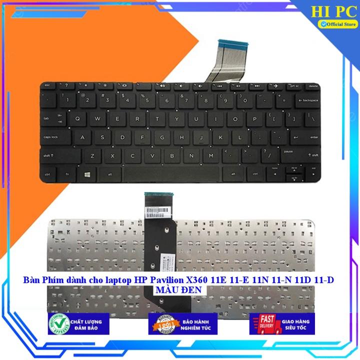 Bàn Phím dành cho laptop HP Pavilion X360 11E 11-E 11N 11-N 11D 11-D MÀU ĐEN - Hàng Nhập Khẩu