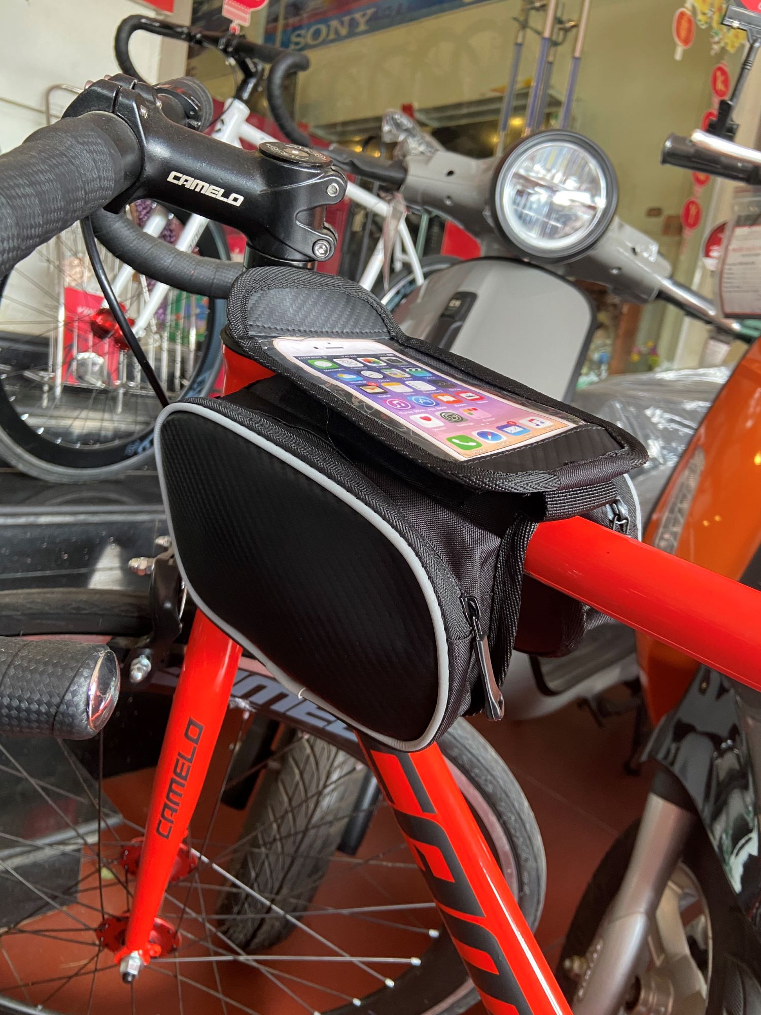 Túi treo khung xe đạp Poswheel chống nước hiệu quả