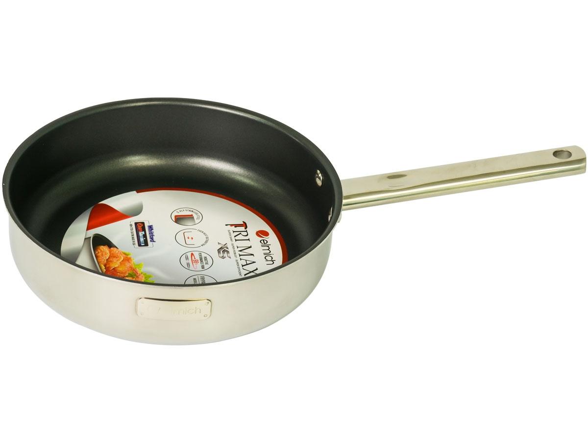 Chảo Inox 2 đáy Elmich Tri-max XS 20cm EL-3751 - Hàng Chính Hãng
