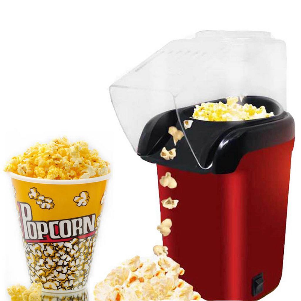 1200W Electric Corn Popcorn Maker Automatic Mini Air Popcorn Making EU Plug