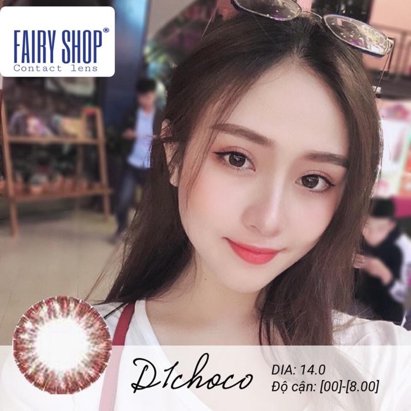 D1 choco Kính Áp Tròng FAIRY SHOP CONTACT LENS