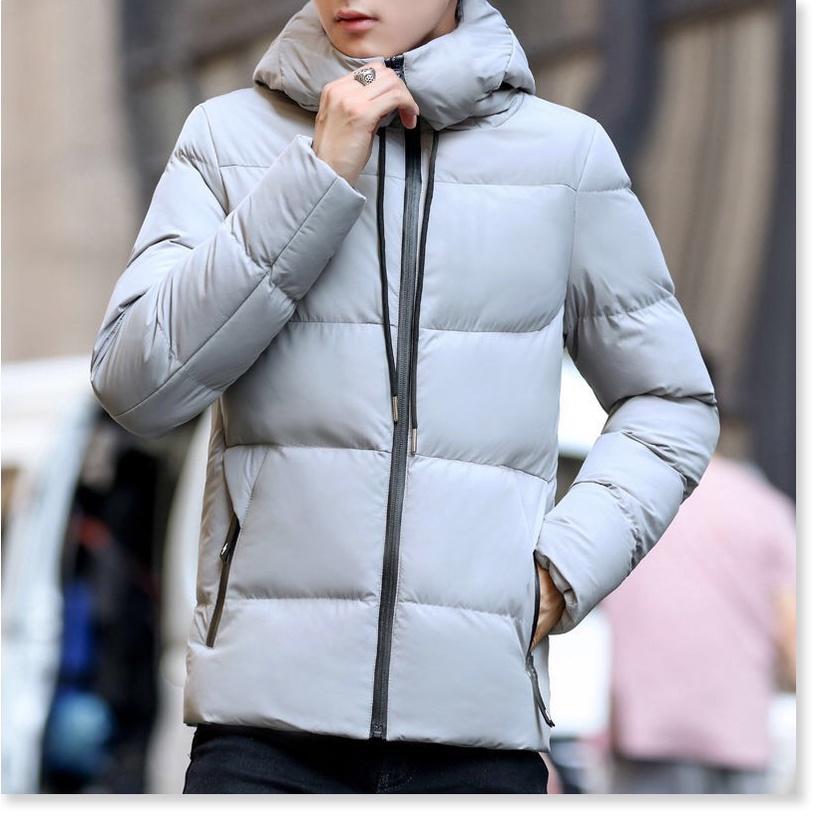 Áo khoác phao nam có nón cực ấm áp , tôn dáng form rộng siêu đẹp NYNA