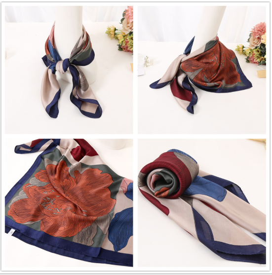 Khăn Turban kẻ nổi bật Đũi Việt DC07