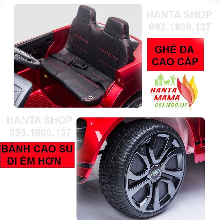 Xe ô tô điện Ranger Rover Ghế Da, Bánh Cao Su, Sơn Tỉnh Điện