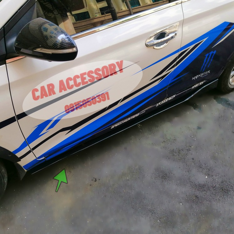 Lip hông Lip Sườn Hyundai mẫu độ cho xe Hyundai Accent