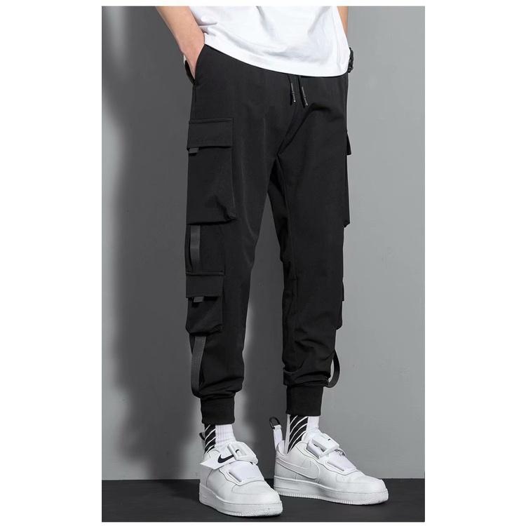 Quần jogger nam túi hộp chất kaki cotton mềm mịn, phong cách đường phố, hàn quốc K41