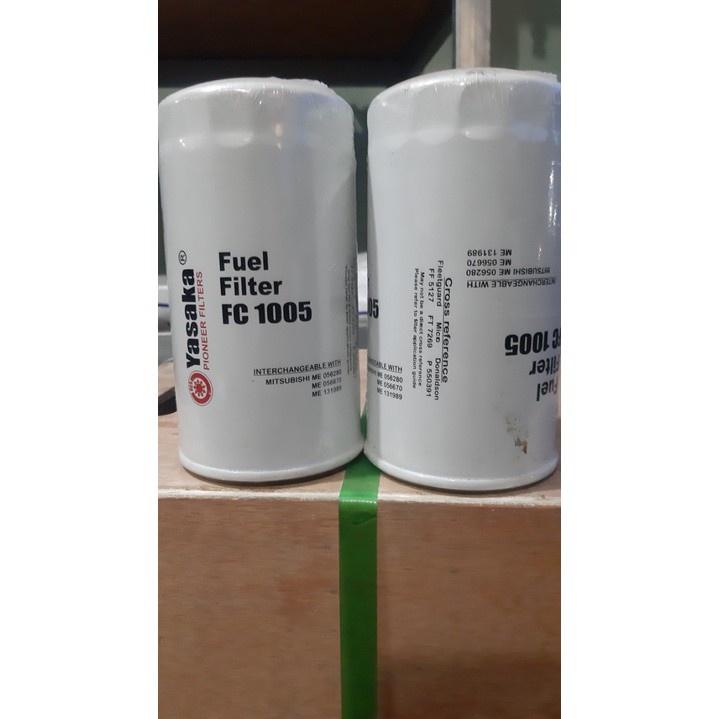 Lọc nhiên liệu (lọc dầu) xe tải, xe công trình Mitsubishi, Lọc dầu FC-1005, hàng Yasaka