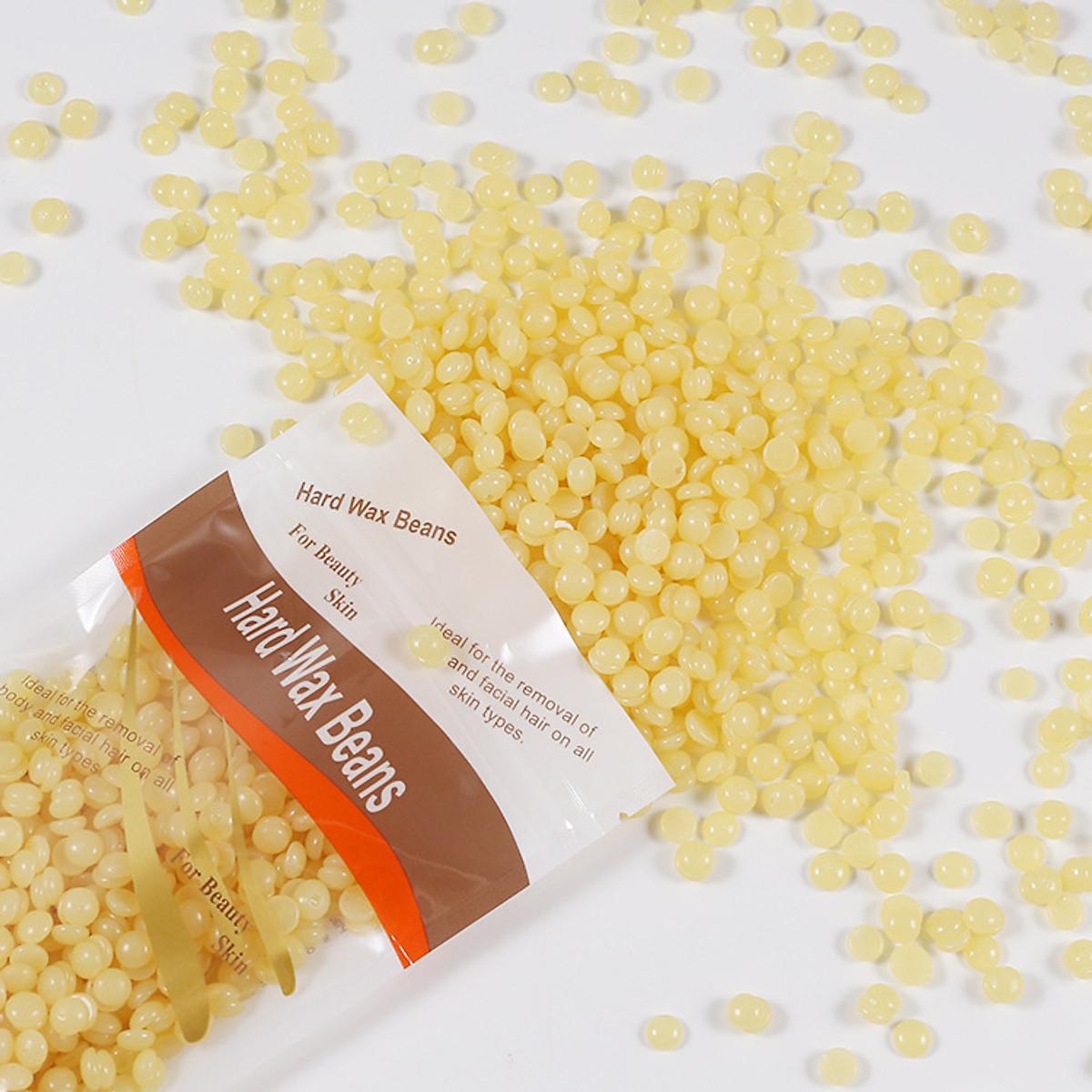 Sáp Wax Lông Nóng Hard Wax Beans 100gr Dạng Hạt Đậu (Tặng Kèm Que Phết Wax)