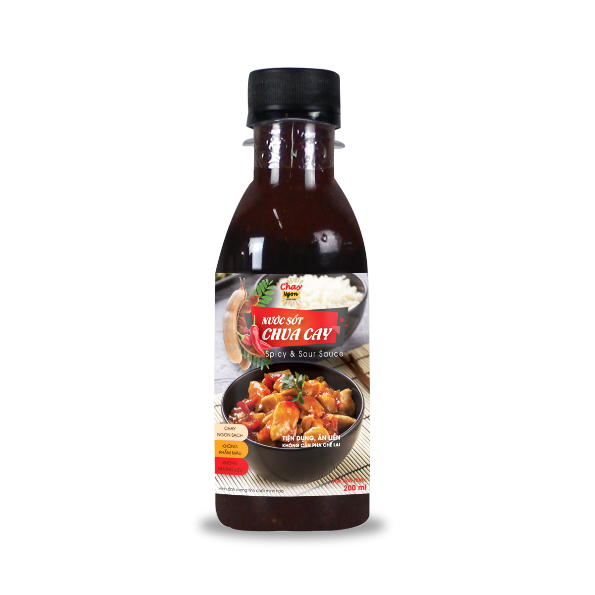 Mini Nước Sốt Chua Cay hấp dẫn 200ml - Mini Spicy &amp; Sour Sauce