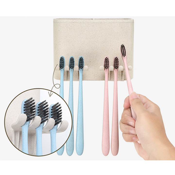 Bộ nhả kem đánh răng tự động kèm 2 cốc cao cấp