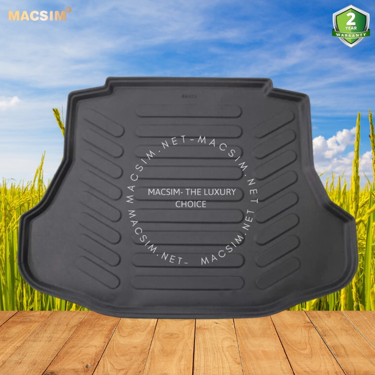 Thảm lót cốp ô tô nhựa TPU Honda Civic sedan 2006- 2012 Nhãn hiệu Macsim